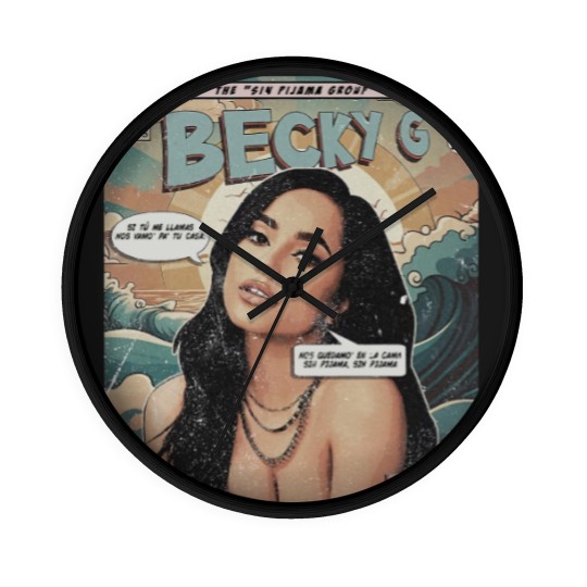 Discover Becky G Comic Wall Clocks, 90S Vintage Merch Book Art