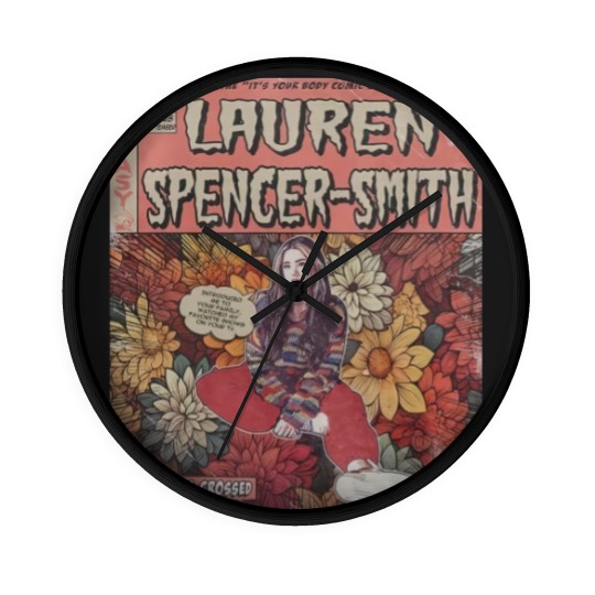 Discover Lauren Spencer-Smith Comic Wall Clocks, 90S Vintage Merch Art It'S Your Body Album