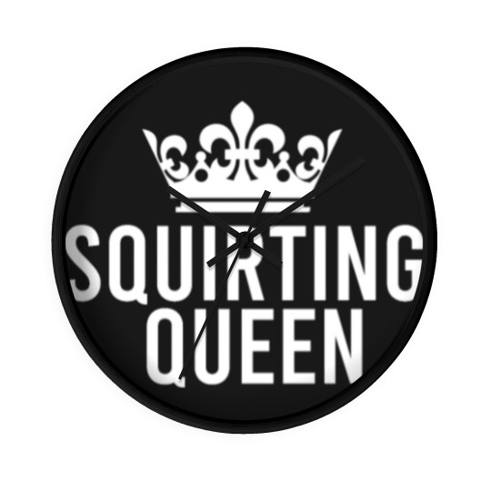 Discover Squirting Queen For Women Adult Rude Humor Gift Wall Clocks