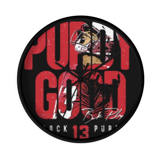 Discover Brock Purdy San Francisco Purdy Good - Brock Purdy - Wall Clocks
