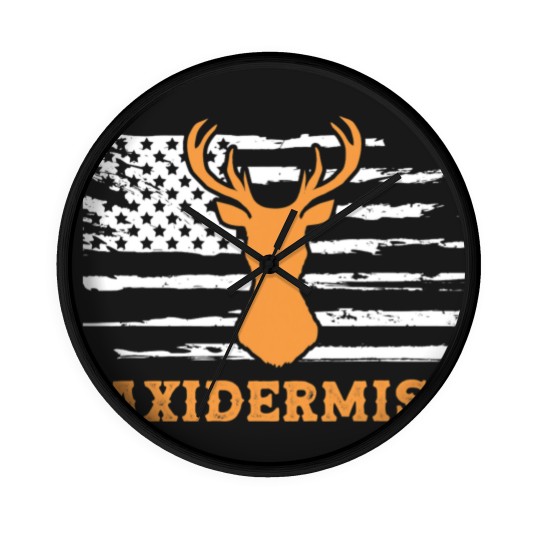 Discover Taxidermist American Flag Taxidermy Wall Clocks