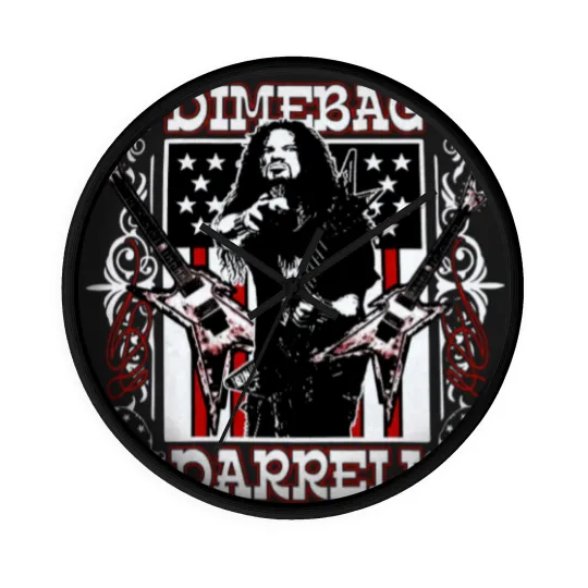 Discover Dimebag Darrell Mayhem Skull Band Wall Clocks