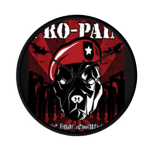 Discover Pro Pain Dog Wall Clocks