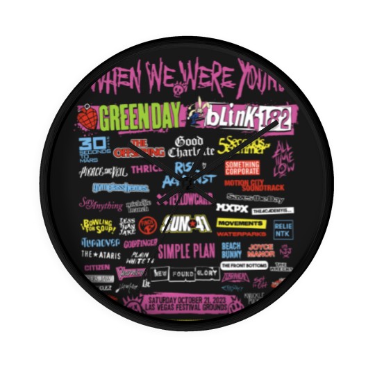 Discover "When We Where Young" Wall Clocks