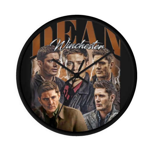 Discover Dean Winchester Vintage Wall Clocks, Gift For Women and Man Unisex Wall Clocks