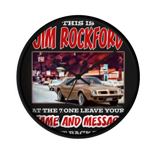 Discover The Rockford Files Wall Clocks