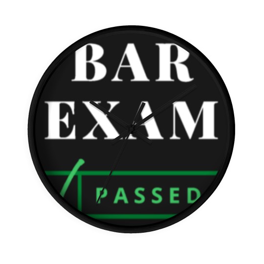 Discover BAR EXAM PASSED! Wall Clocks