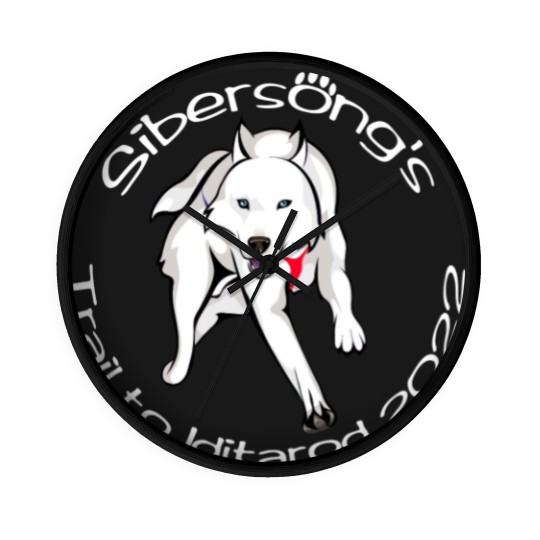 Discover Sibersong Trail To Iditarod Challenge Wall Clocks