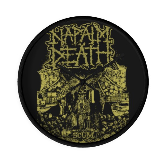 Discover Napalm death Metal Wall Clocks