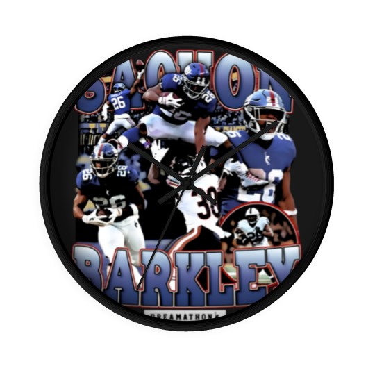 Discover Sterling Shepard Saquon Barkley Wall Clocks, Saquon Barkley Dreams Wall Clocks
