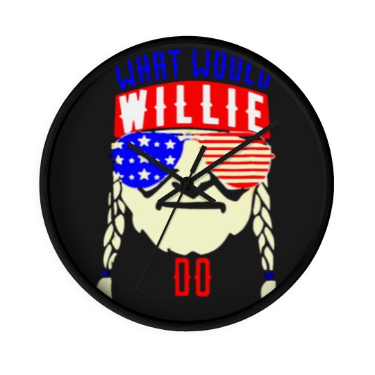 Discover What Would Willie Nelsonn What Would Willie Nelsonn Wall Clocks