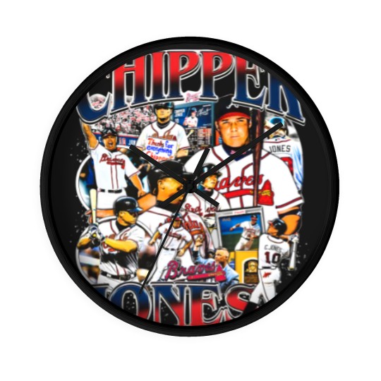 Discover Vintage 90s Graphic Style Chipper Jones Wall Clocks Vintage Sport Wall Clocks