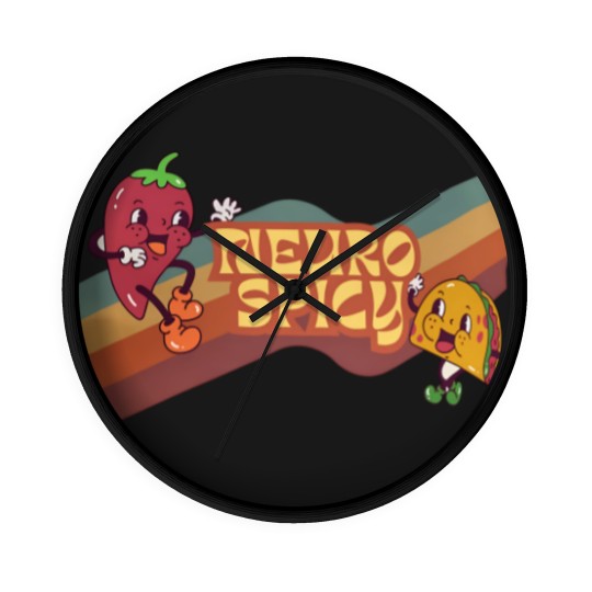 Discover Neuro Spicy Wall Clocks | Handmade Funny ADHD Wall Clocks | Retro-Style Unisex Wall Clocks