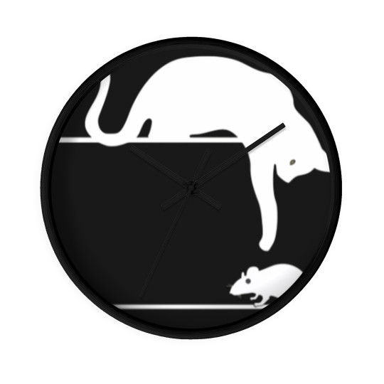 Discover Cat and mouse - Animals - Wall Clocks