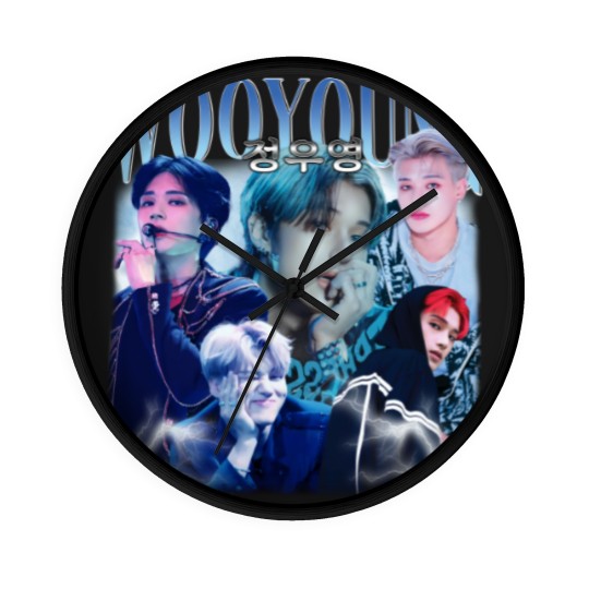 Discover Wooyoung Wall Clocks | Ateez Wall Clocks | Wooyoung Wall Clocks | Song Min-Gi Wall Clocks