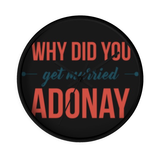Discover Colombian English - Why did you get married adonay Wall Clocks
