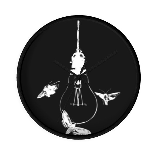 Discover Moths Beat Themselves to Death Against the Lights - Modest Mouse - Wall Clocks