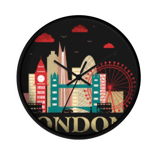 Discover London Souvenir London Souvenir City Vintage British U K Wall Clocks