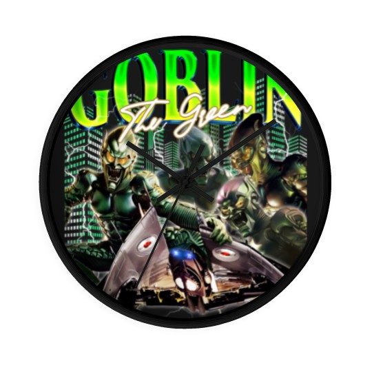 Discover THE GREEN GOBLIN Vintage Wall Clocks, The Green Goblin Homage Wall Clocks