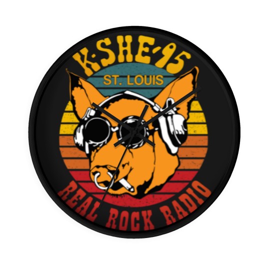 Discover Real Rock Radio Retro Wall Clocks