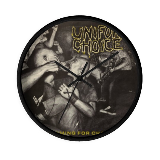 Discover Uniform Choice-Screaming For Change Wall Clocks