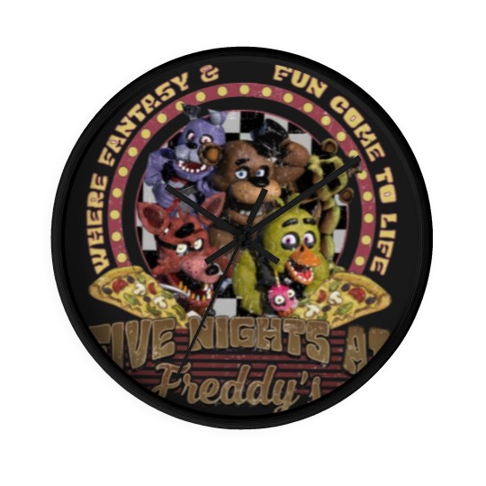 Discover Five Nights at Freddy Wall Clocks, Freddy Fazbear Bonnie Chica Foxy Wall Clocks, Fnaf Wall Clocks