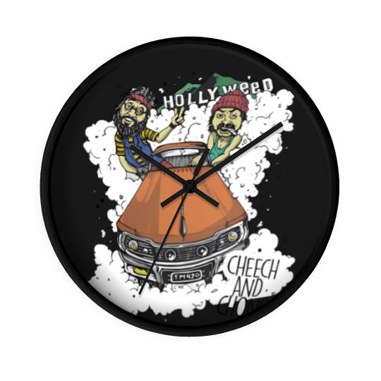 Discover Hollyweed Cheech and Chong Wall Clocks