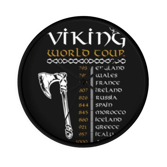 Discover Viking World Tour Wall Clocks