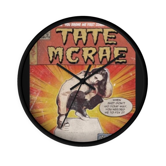 Discover Tate Mcrae Comic Wall Clocks, 90S Vintage Merch