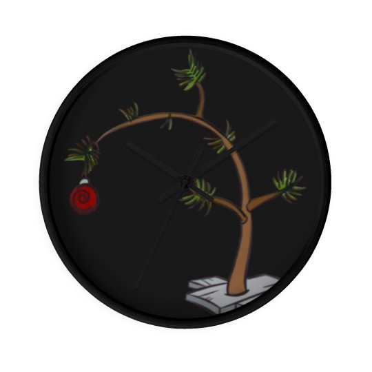 Discover Charlie Brown Christmas Tree - Charlie Brown Christmas Tree - Wall Clocks
