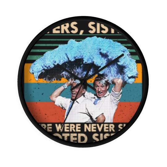Discover Retro Sisters Sisters White Christmas 1954 Wall Clocks There Were Never Such Devoted Sisters Wall Clocks