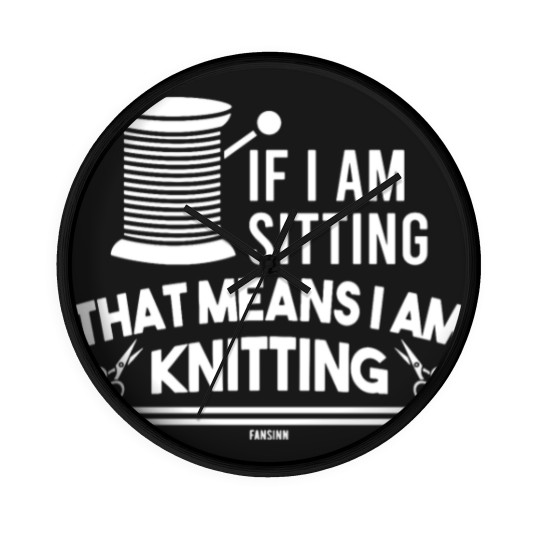 Discover Knitting needle hand knitting Wall Clocks
