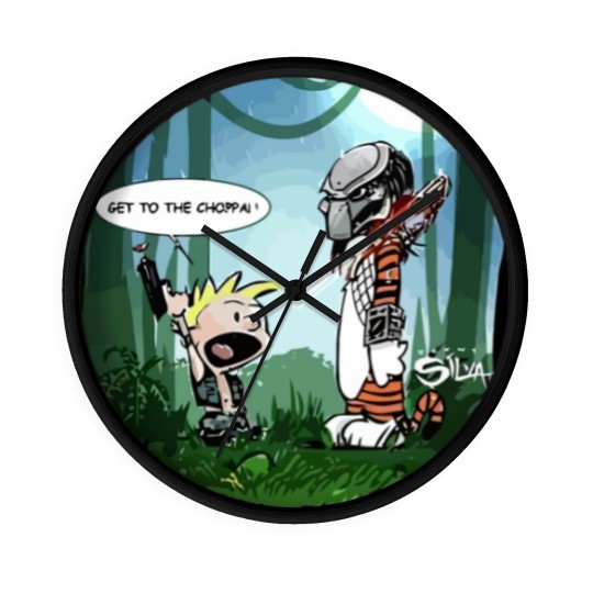 Discover the calvin and hobbes bill watterson Classic Wall Clocks