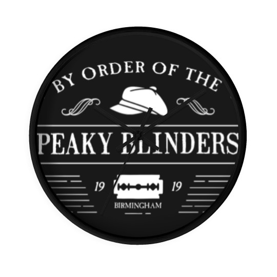 Discover By Order of the Peaky Blinders Birmingham Wall Clocks, Thomas Shelby Brothers Wall Clocks