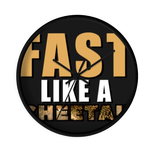 Discover Fast Like A Cheetah Wall Clocks