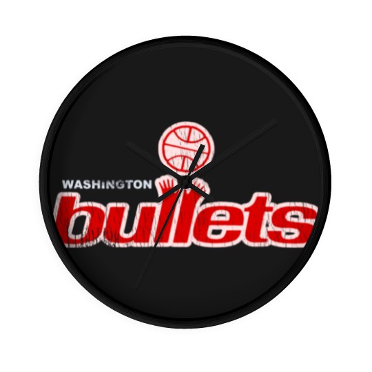 Discover Defunct Washington Bullets Basketball Team - Basketball - Wall Clocks Wall Clocks