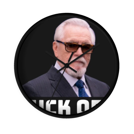 Discover Logan Roy F**k off Wall Clocks | Succession | Waystar Royco | Logan Roy | Succession Wall Clocks
