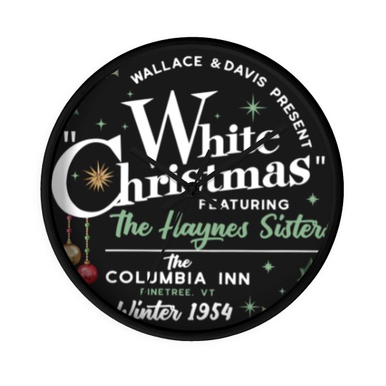 Discover White Christmas Movie Wall Clocks, Christmas White Movie 1954