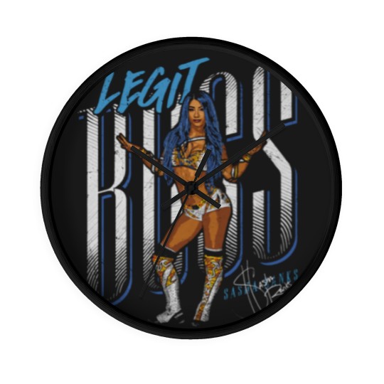 Discover Sasha Banks Legit Boss - Sasha Banks - Wall Clocks