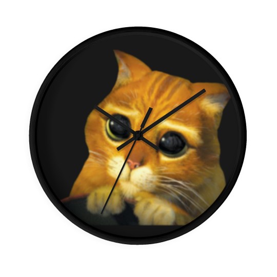Discover Shrek Puss In Boots Cute Wall Clocks