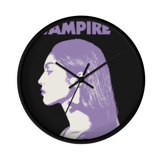 Discover Vampire Olivia Rodrigo Wall Clocks, Olivia Rodrigo Vampire Merch Wall Clocks
