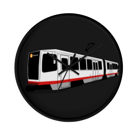 Discover J Church - San Francisco Muni Train Wall Clocks