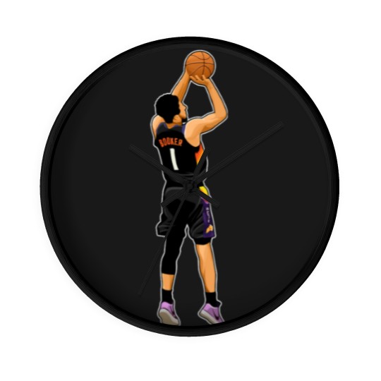 Discover Devin Booker Hit 3 Points Wall Clocks