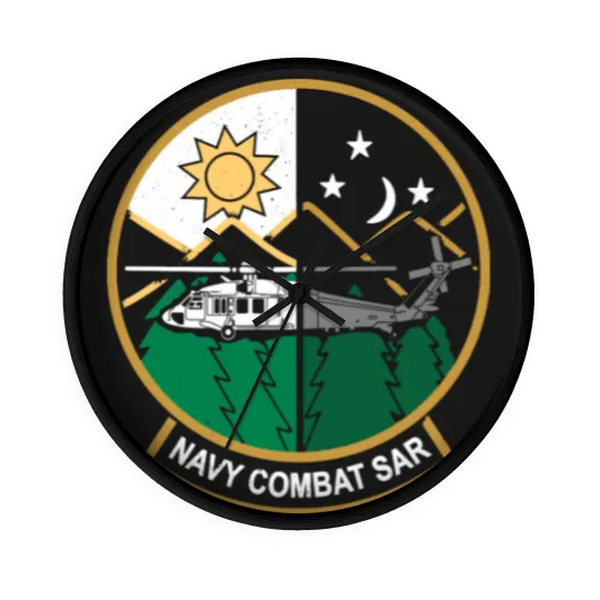 Discover Navy Combat SAR - Navy Combat Search And Rescue - Wall Clocks