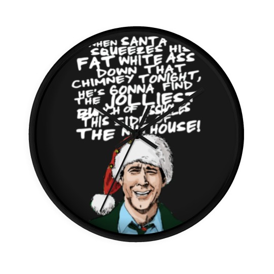 Discover Griswold alternative Christmas card Classic Wall Clocks