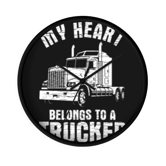 Discover Trucker Wife Gift Wall Clocks