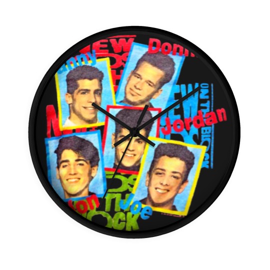 Discover NK on The Block Wall Clocks, Vintage NKOT Block Pink Wall Clocks