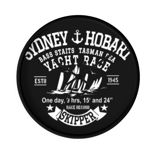 Discover Sydney to Hobart Yacht race Wall Clocks