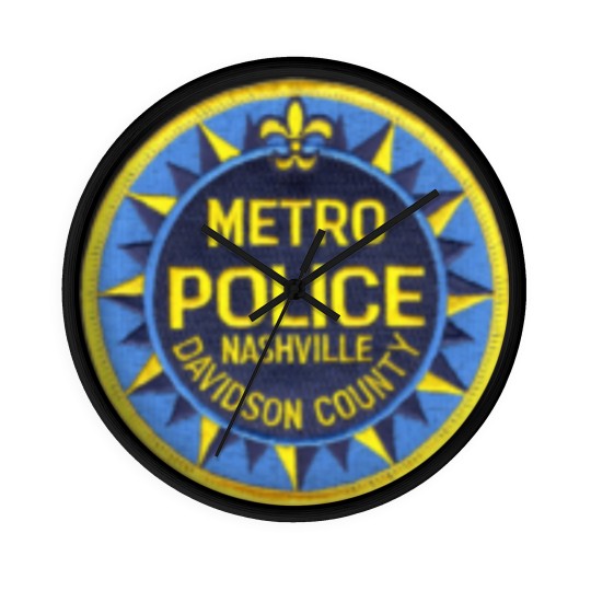 Discover Nashville Metropolitan Police | Classic Wall Clocks