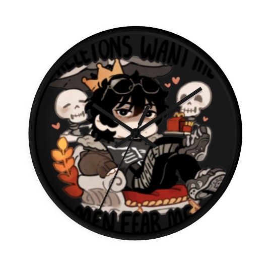 Discover Percy Jackson - Nico Di Angelo Skeleton sticker Wall Clocks